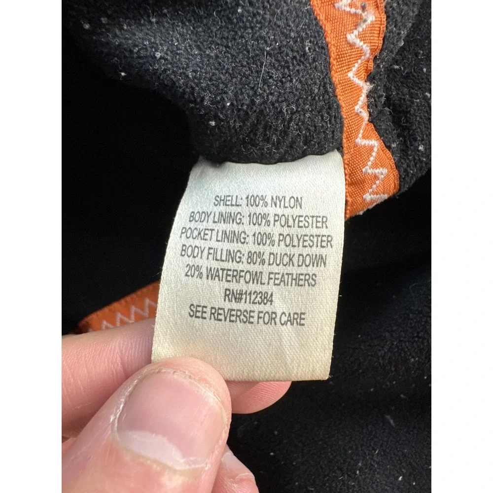 Calvin‎ Klein Jacket Mens XL Black Down Puffer Hooded Nylon Winter Warm Coat